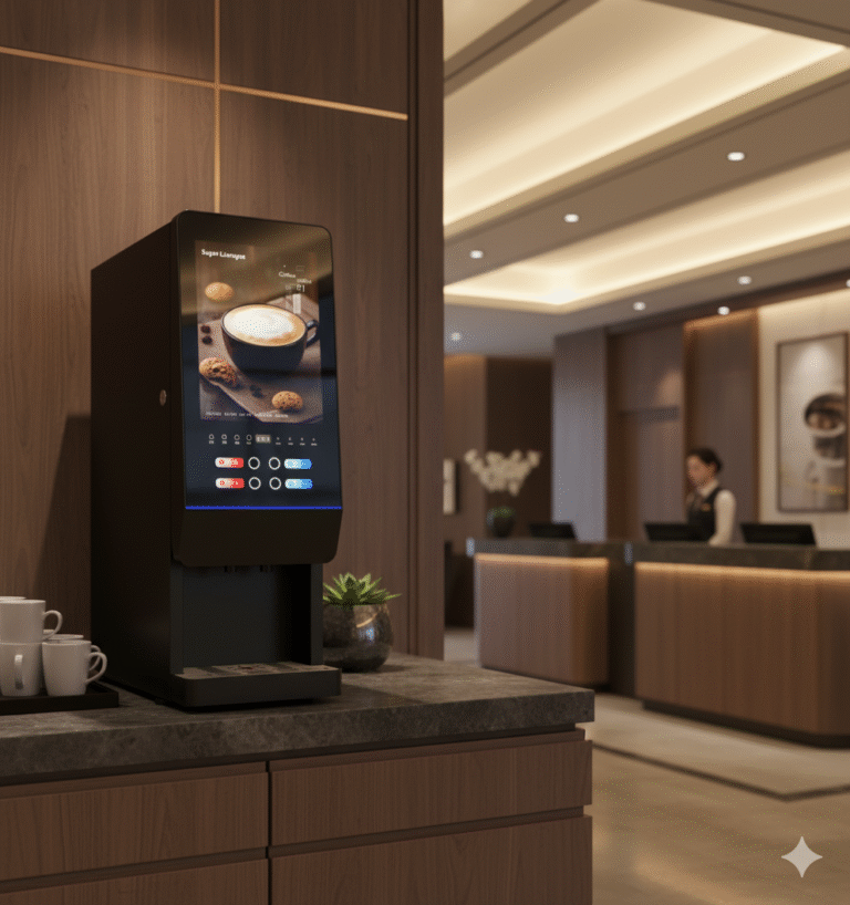 Cafetera automática para café instantáneo